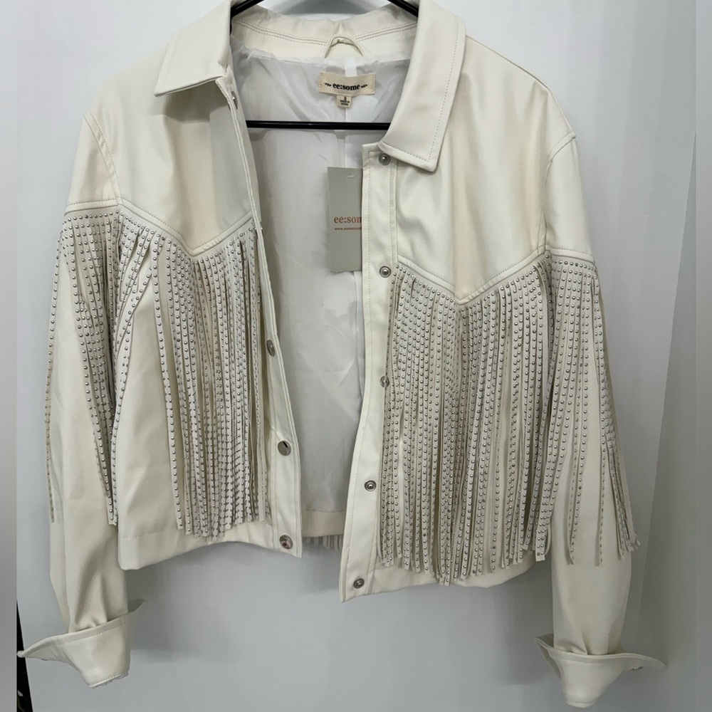 Fringe jacket new with tags.